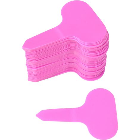 100 étiquettes en plastique en forme de T pour plantes, marqueurs de jardin, étiquettes de pépinière (1/5)