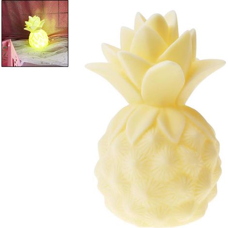 Lampe de chevet LED ananas lumineuse pour chambre d'enfant (1/5)