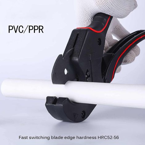63mm Pvc Cutter, Coupe-tuyau, Coupe-tuyau en PVC, Outil de réparation de tuyau pour couper le tuyau en PVC Cpvc Pe Ppr Tuyau d'eau Tuyau en caoutchouc Dénudage de câble - 1pc (1/4)