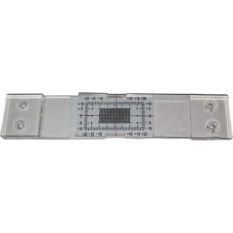 Jauge de fissure standard pour béton (lot de 2) Outil de surveillance précis des fissures Règle de mesure des fissures (1/4)