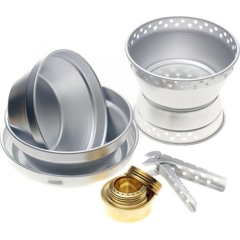 Réchaud à alcool Storm Kitchen - Kit de camping Silver-FM-Silver-AquaForge (1/2)