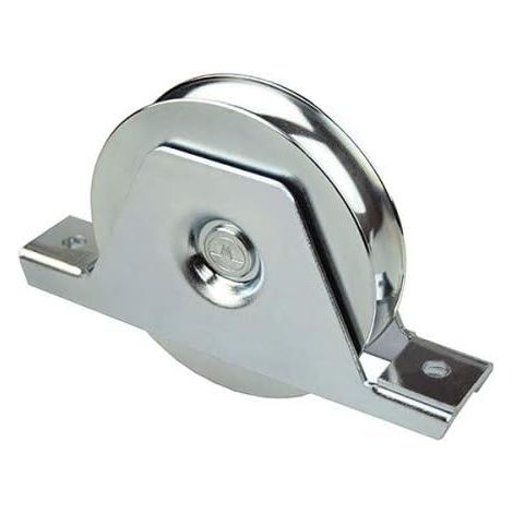 Industrial Gate Roller Support Interior Groove Rail U 80 x 20 1 Unit Wheel Support for Sliding Gate Application: Sliding Rail, Interior Sliding Door, Garage etc. (1/5)