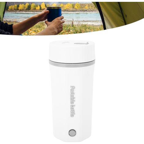 Bouilloire électrique portable/gobelet de voyage, automatique, pour la maison et les dortoirs, petite tasse chauffante électrique, blanche, norme européenne, 220V. (1/5)