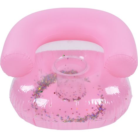 Fauteuil de bain gonflable pour bébé, siège d'apprentissage de natation en PVC renforcé (1/5)