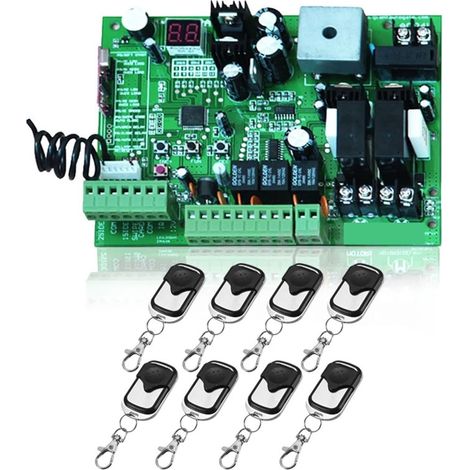 Kit d'ouvre-portes automatiques Carte universelle de Type 24V for panneau de commande d'ouvre-porte pivotant à Double bras automatique système de Center de contrôle intelligent pour accessoires de por (1/5)