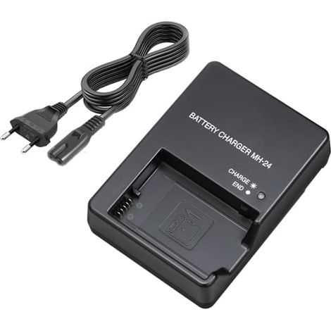 Chargeur de batterie MH-24 pour batteries EN-EL14 et EN-EL14A, compatible avec les appareils photo reflex Nikon D3100-D3500, D5100-D5600 et P7000-P7800.