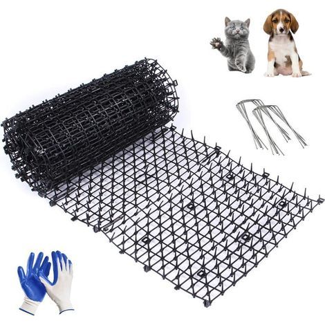 1 Pièce Tapis Anti Chat Anti Chiens pour Exterieur et Intérieur, Tapis Pic de Jardin Anti Chat Anti-creusage pour Canapé Balcon ou Extérieur, Tapis Répulsif dissuasif Chat Chien Animaux (1/5)