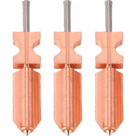 Hotend leveling nozzle suitable for the FlashForge AD5X 3D printer, all metal, quick detach, 0.25MM 0.4MM 0.6MM, 3 pieces (1/5)