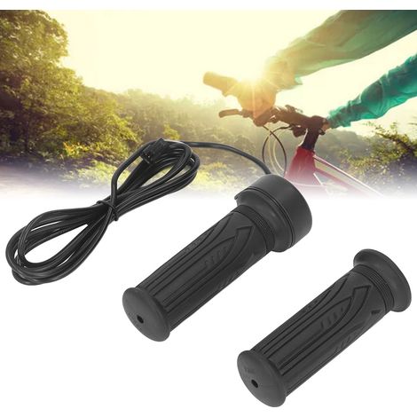 Poignée d'accélérateur pour vélo électrique, manette twist grip 20X compatible guidon 2.22cm (1/5)