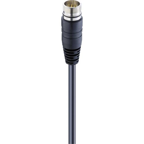 Lumberg Automation 21076 Connecteur confectionné pour capteurs/actionneurs M23 mâle, droit 1.00 m Nombre de pôles: 12 1 (1/2)