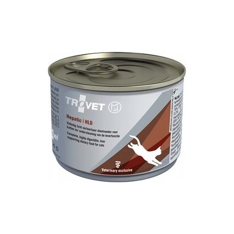 TROVET Hepatic HLD con pollo - cibo umido per gatti - 12x200 g