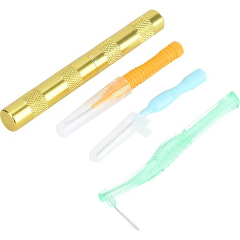 Kit de nettoyage pour aérographe 4 pièces : 3 brosses de nettoyage + couteau de nettoyage (1/5)