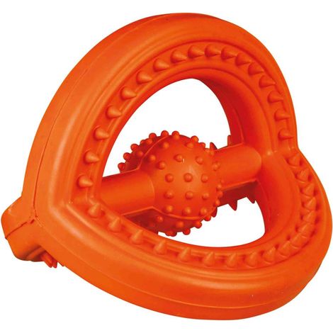 TRACTEUR, CAOUTCHOUC NATUREL, 14 CM POUR CHIEN ZOO