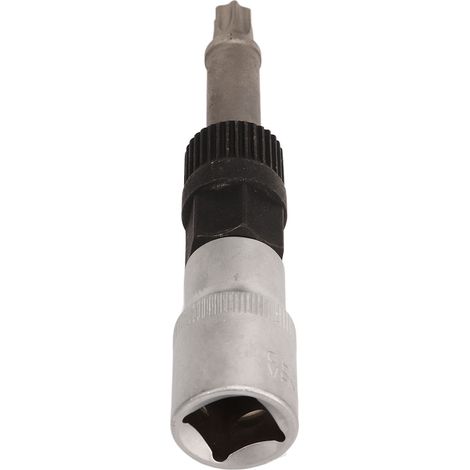 Clé à douille pour alternateur 1/2 pouce T50 33 cannelures extracteur de poulie compatible Mercedes 606 648 642 dès 1998 (1/5)