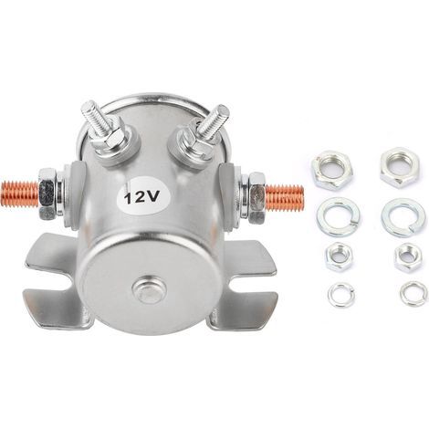 Relais Solenoïde 12V 4 Bornes Pour Winch Marine et Golf Carts - 24059‑BP (1/5)