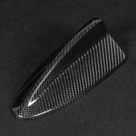 Cache d'antenne aileron de requin en fibre de carbone sèche, compatible avec X1 X3 X5 X6 E70 E71 (1/5)