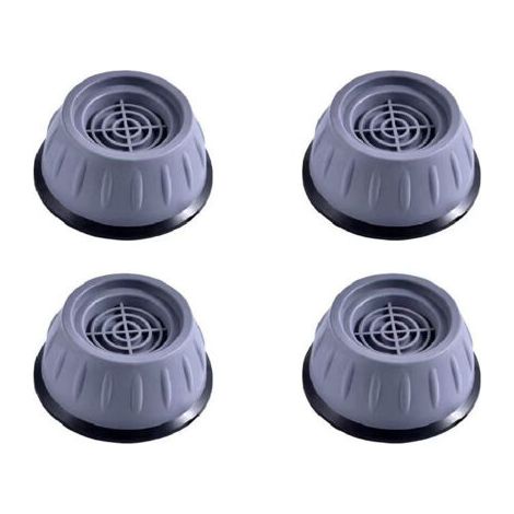 Jeu de 4 pieds de meubles, tapis anti-vibrations pour machines à laver, pieds en caoutchouc antidérapants pour machines à laver, sèche-linge, meubles, tapis universel anti-bruit et anti-vibrations, au (1/5)
