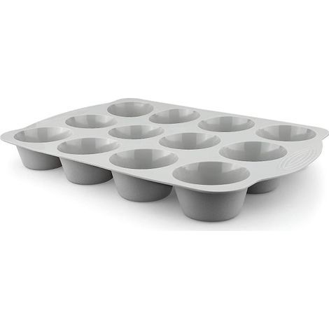 Moule à muffins en silicone Komfort 12 avec poignée - Moule à muffins (1/2)