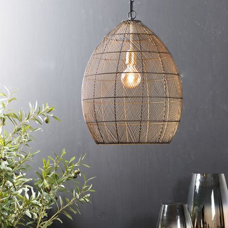 Suspension - noir - Meya - métal - Ø 40cm - E27 - 2933612 - Light (1/4)