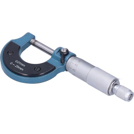 Outside micrometer, thread scale, micrometer, micrometer caliper, micrometer 0-25mm (1/4)