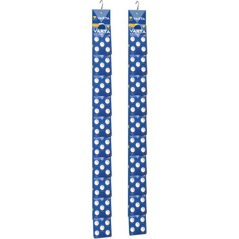VARTA - Pile lithium CR2032 4+1 offerte 2 ceintures de 20 blisters