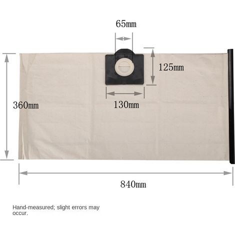 Accessoires d'entretien pour nettoyeurs vapeur Kärcher - Sac à poussière en toile moyen NT30