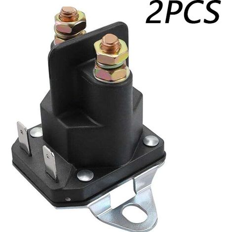 DOLASO 2PCS 12 V 4-poliges Starter-Magnetrelais, 12-Volt-Schütz 762-1261-211-51, geeignet für Rasenmäher, Schneemobil, Golfwagen und Rasentraktor usw. (1/4)