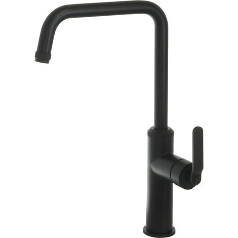 JTP Decor Kitchen Sink Mixer Tap Single Lever - Matt Black (1/2)