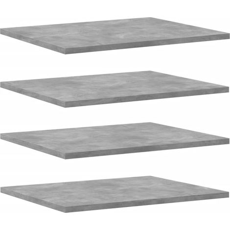 Maison Exclusive - Bücherregal-Bretter 8 Stk. Betongrau 40x50x1,5 (1/4)