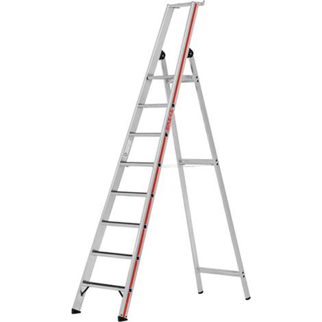 Escabeau 8 marches - Hauteur max. de travail 3.85m - 862608