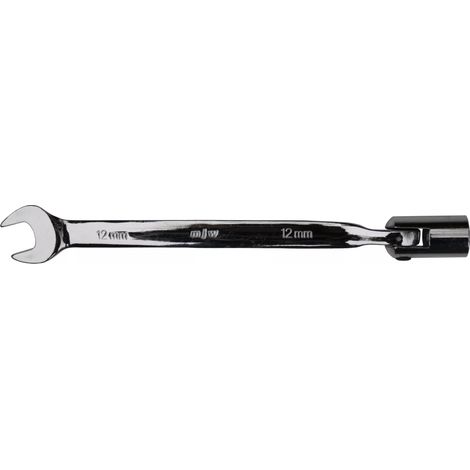 MJW 12-mm-12-Kant-Maulschlüssel, satinierter Stahl (1/2)