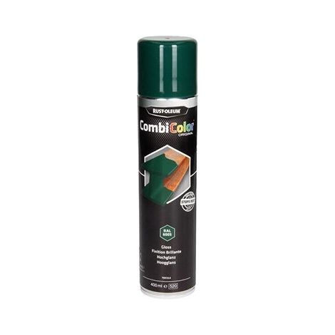 Rust-Oleum CombiColor laque spray vert mousse brillant 400ML - Peinture antirouille pour métal - Intérieur & extérieur