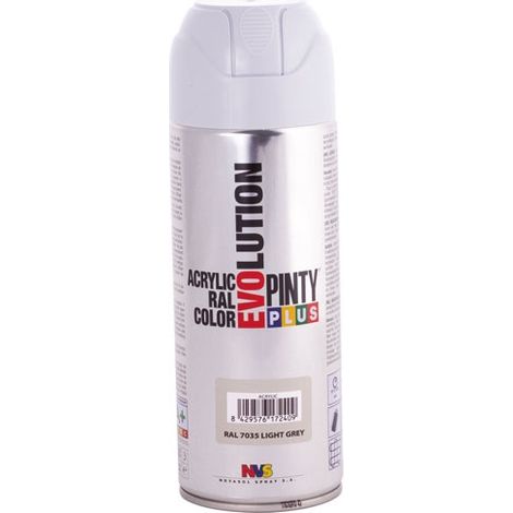 Peinture Spray Gris Mat Ral 7035 Peinture Aérosol Acrylique Séchage Rapide Finition Mate. - Pinty Plus (1/2)