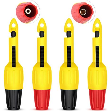 Jeu de 4 Pinces Perforantes pour Câbles Test Multimètre Voltmètre Thermomètre 2 mm 4 mm (1/3)