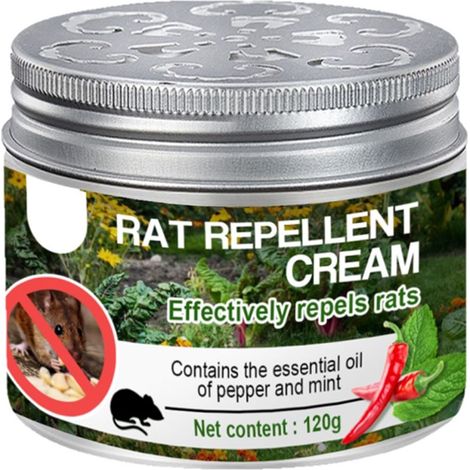 Toivize-Gel Répulsif Rats - Huiles Essentielles - Anti-Rongeurs Puissant - 120g - Métal - Maison & Voiture - Longue Durée (1/5)