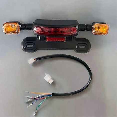 12/48/60V LED-Rücklicht für Elektrofahrzeuge, Bremslicht, Fahrlicht, Blinker, Rücklicht, Zubehör für Elektrofahrräder SZRH AM