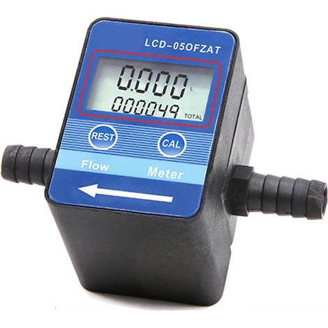 Débitmètre de liquide, compteur de débit 30-1200 L/h, instrument de mesure de débit, capteurs de débit, capteur à effet Hall (1/5)