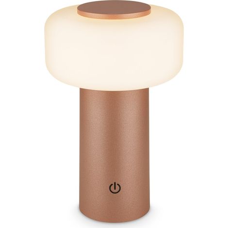 LED Tischlampe Akku LED Tischleuchte Dimmbar Kabellos Touch Aussen/Innen