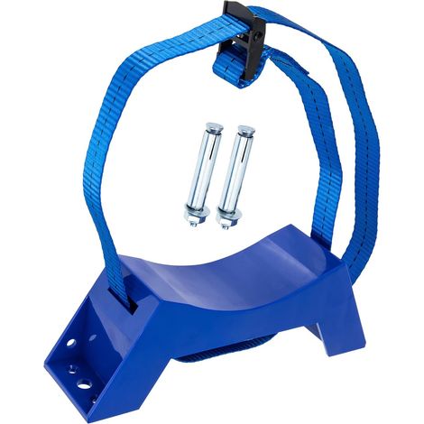 Support de fixation bleu pour bouteille de gaz PACKOVE avec (1/5)