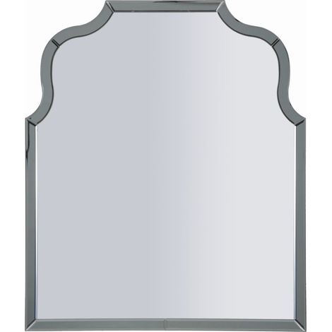 Miroir mural Ankara gris 85 x 1 x 100 cm (dimensions intérieures du miroir : 78 x 93 cm) (1/5)