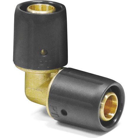 3 x Steckfitting 90° Winkel - Bogen für Verbundrohr - DVGW