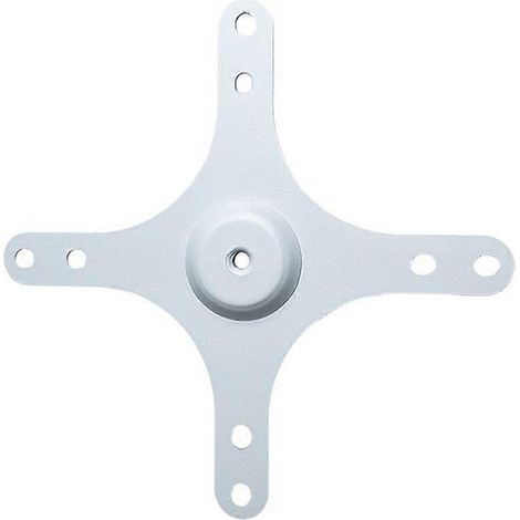 Support de fixation pour moniteur portable, trou de vis 1/4 pouce, compatible avec les supports muraux 100x100 mm et 75x75 mm, avec vis (blanc). (1/5)