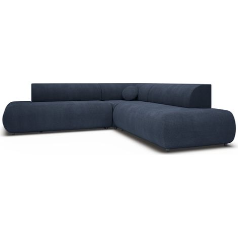 Selsey Armone - Ecksofa mit Schlaffunktion, L-Form, Dunkelblau, 265 cm - rechts (1/5)