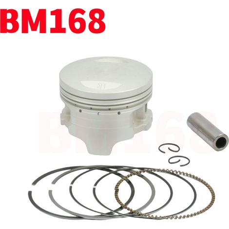 Kit de segments de piston avec bague de 65,5 mm d'alésage pour cylindre de scooter/moto TY250 (1/4)
