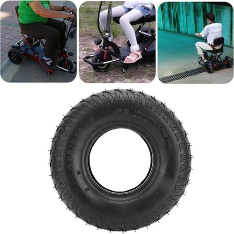 Pneu pour fauteuil roulant électrique 2.80/2.50-4 - Roue de scooter de mobilité - Accessoire de remplacement (1/5)