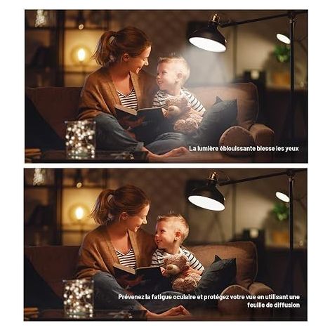 Adhesive Lighting Diffusion Diffuser Film 21 x 30 cm for Softening LED Lights (1/4)