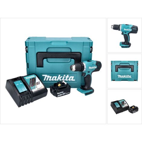 Makita DDF 453 RM1J Akku Bohrschrauber 18 V 42 Nm + 1x Akku 4,0 Ah + Ladegerät + Makpac (1/5)