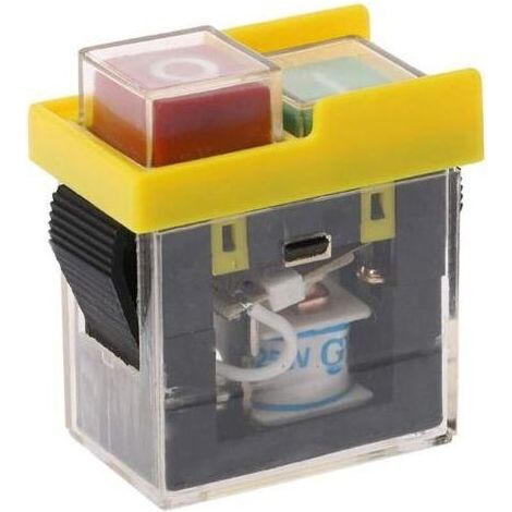 Interrupteur bouton-poussoir électromagnétique étanche KJD6 AC 250V 6A, commutateur ON-OFF pour outils électriques scie, cutter, perceuse, 1 pièce (1/3)