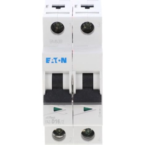 Disyuntor 2P D 16A 15kA AC FAZ-D16/2 278783