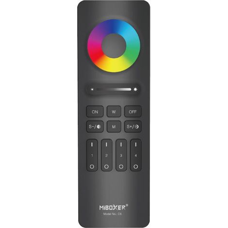 Télécommande MiBoxer C5 (4 zones, RGB+CCT) - noire (1/4)